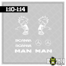 Aufkleber Set Männchen Piss