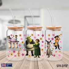 Shrek UV DTF Aufkleber - 16oz
