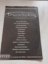 FRANZIS  - DRUCKSTUDIO PLATIN EDITION 2005 mit 5 randvollen CD - ROMS Vol.2