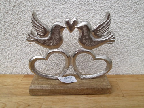 Aufsteller taubenpaar herz - taubenpaar,