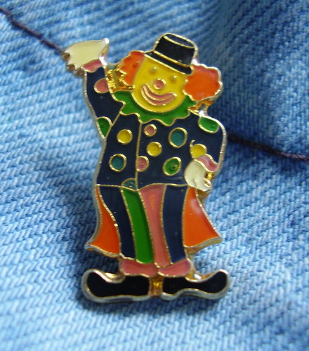 Pin clown circus theater - pin, circus-theater