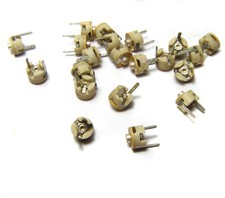 20x Trimm-Kondensator, Kapazitäts-Trimmer, Scheibentrimmer, MA10, ca. 2...12 pF