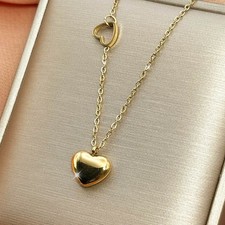 Damen Halskette Herz Anhänger