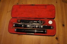 Holzquerflöte 10 Klappen, aus Markneukirchen