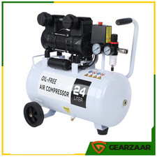 24L Flüsterkompressor Kompressor Druckluftkompressor 10 bar 69dB 220 L/min 1,1KW