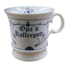 Opas Kaffeepott  Porzellan