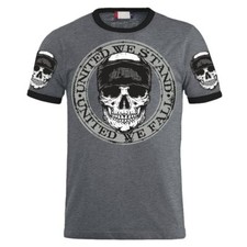 T-Shirt United Skull Crew S bis 10XL Biker Support Ultras Oldschool criminal MC