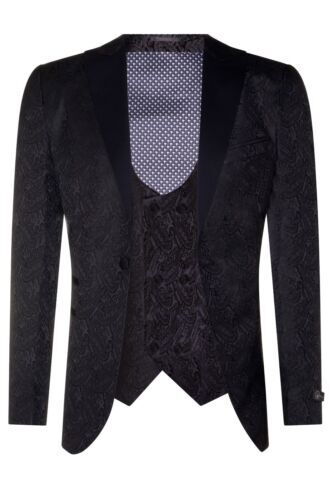 Herren schwarz smoking - schwarz,