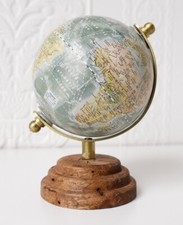 Mini globus antik look - mini, maritim