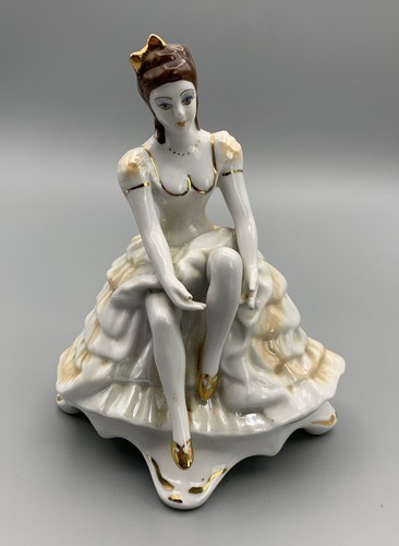 Porzellan figur tänzerin - porzellan,