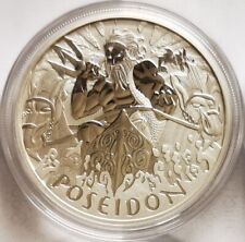 8X 1 Oz Silber Münze POSEIDON | Gods of Olympus | Götter des Olymp 2021 TUVALU