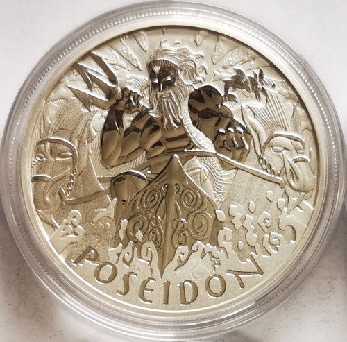 Silber münze poseidon - oz,