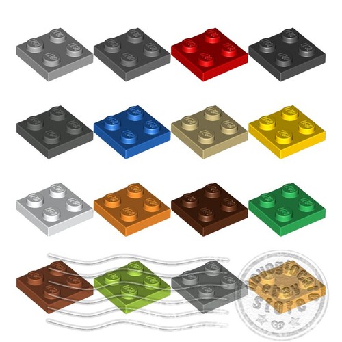 Lego 3022 platte - lego, farben