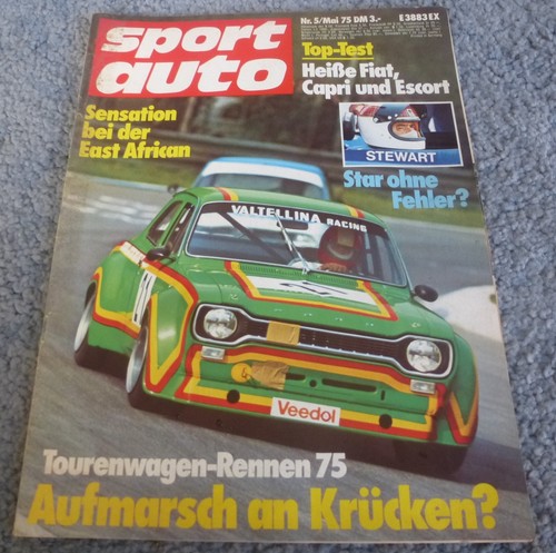 Sport auto 1975 ford escort - sport, 5/1975
