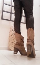 Stiefelette mit Cowboyabsatz