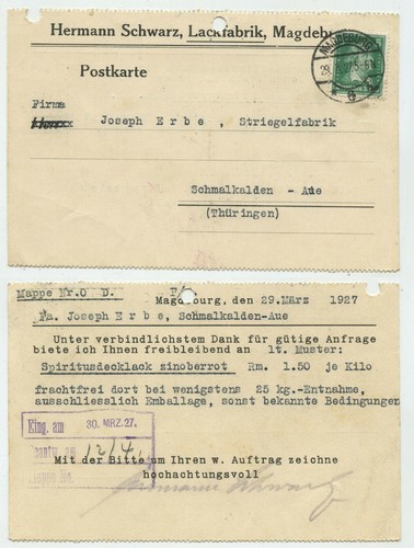 93300 postkarte hermann - 93300,