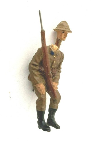 Lineol sitzende fahrer figur - lineol,