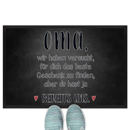 Oma wir haben - oma,, versucht,