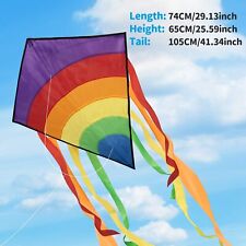 Drachen Bunt Delta Flugdrachen Drachenfliegen Lenkdrachen mit 80m Drachenschnur