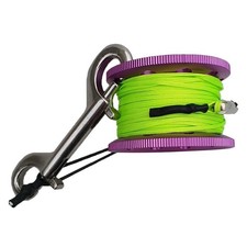 Finger Reel Scuba Tauchen Spool Mit Edelstahl Doppel Ended Clips 15m