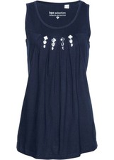 Modisches Top mit Falten Gr