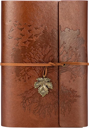 Leder notizbuch tagebuch - leder,