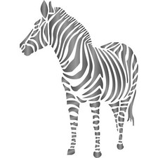 Zebra-Schablone – 19 x 255