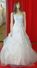 % wunderschönes Brautkleid Abendkleid Gr. 36 hellblau Princess super Preis! %