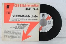 7" - BILLY PAUL - I´ve Got So