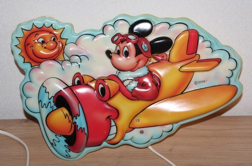 Vintage mickey mouse wandlampe - mickey,