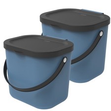 ROTHO 2er-Set Komposteimer 6l
