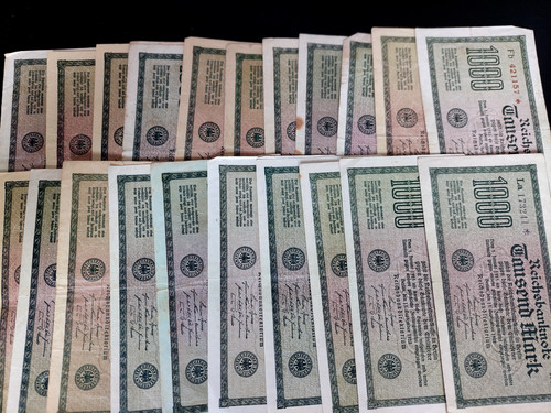 1000 mark 1922 deutsches - 1000,
