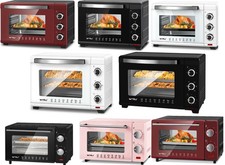 Mini Backofen 10-32 Liter kleiner Backofen Pizza-Ofen Schwarz Auswahl Miniofen