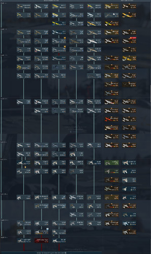 War thunder account - war, top-tier