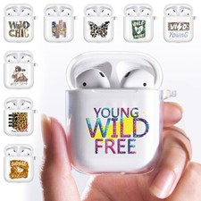 Für Apple AirPod 1. 2. Generation Hülle Slim Skin Silikon Schutz Kopfhörer