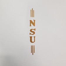 Aufkleber nsu gold - aufkleber, *