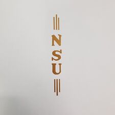 Aufkleber * NSU * gold *