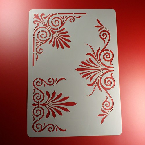 Schablone ornament palmette - schablone,