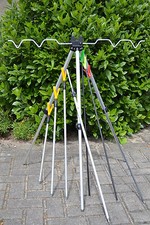 DAM Rutenständer Auflagen Tripod Erdspeer Kunststoff Aluminium feststehend /Tele