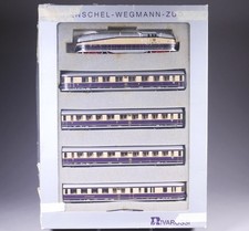 H0 DC Rivarossi 0339 Henschel-Wegmann-Zug mit BR 61 001 DRG in OVP #MO_561