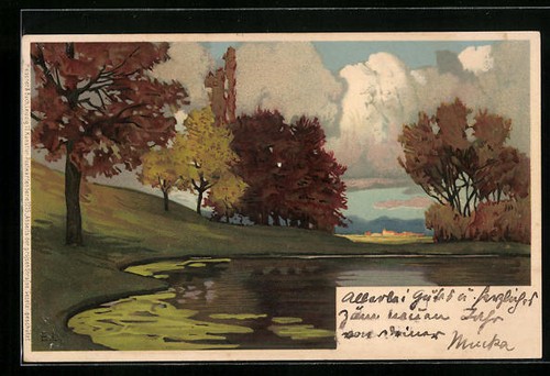 Künstler ernst liebermann - künstler-ak,