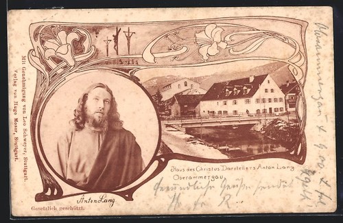 Künstler oberammergau - künstler-ak,