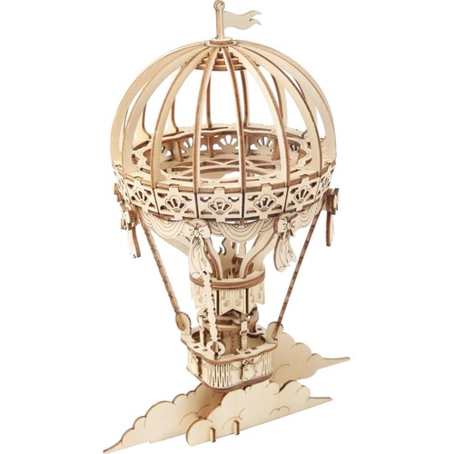 Holzpuzzle luftschiff set holz - luftschiff,