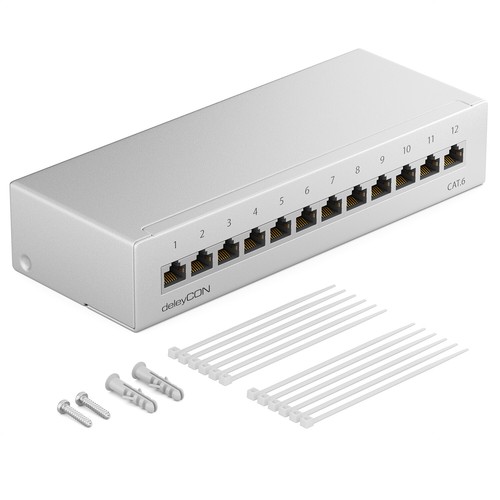 Cat6 patchpanel 12port rj45 - patchpanel,