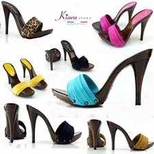 Zoccoli WOODEN SHOES - Nero