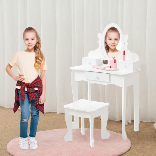 Kinder schminktisch mit hocker - schminktisch,