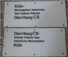 Zuglaufschild Köln – Den