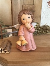 Goebel Nina & Marco Krippenfigur ★ GROSSE Krippe ★ ENGEL mit Glocken ★ RAR ★ OVP