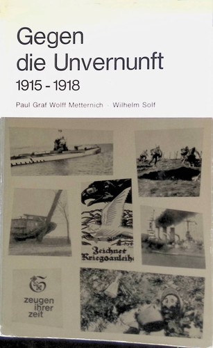 Gegen die unvernunft der - unvernunft, :