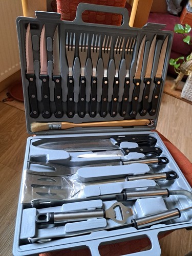 Steakbesteck mit koffer - steakbesteck,